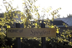 Speyfest sign